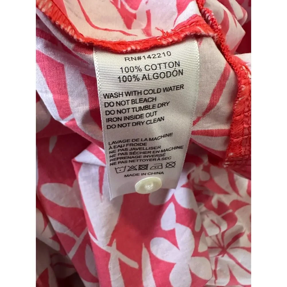 Voyageur by Mersea Hedy Tropical Floral Vine Tiered Midi Maxi Dress Mer Sea XL - Picture 9 of 14